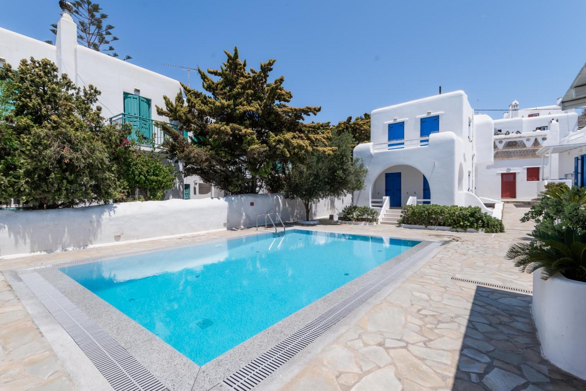 Olive Tree Mykonos Town Semi-Basement Apartment 外观 照片